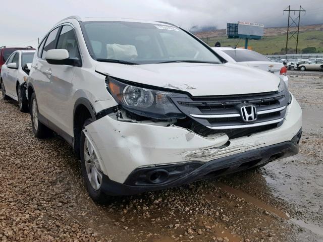 5J6RM4H77CL039783 - 2012 HONDA CR-V EXL WHITE photo 1