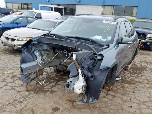 1GNEV23D29S130081 - 2009 CHEVROLET TRAVERSE L BLUE photo 2