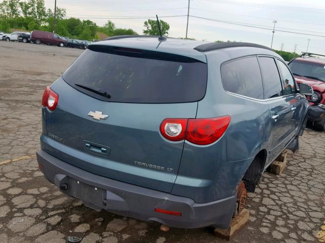 1GNEV23D29S130081 - 2009 CHEVROLET TRAVERSE L BLUE photo 4