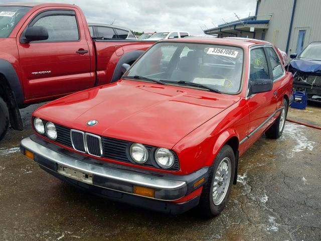 WBAAB5408H9800135 - 1987 BMW 325 BASE RED photo 2