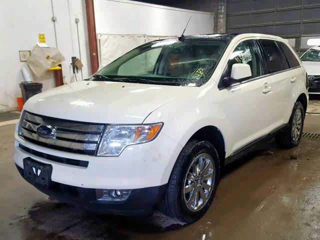 2FMDK49C58BA69949 - 2008 FORD EDGE LIMIT WHITE photo 2