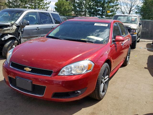 2G1WC5E34E1139859 - 2014 CHEVROLET IMPALA LIM RED photo 2