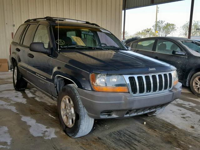 1J4GX48SX1C719189 - 2001 JEEP GRAND CHER BLUE photo 1