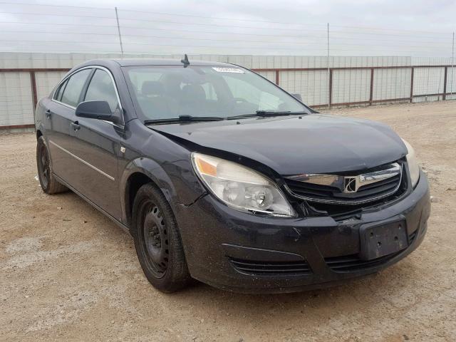 1G8ZS57B78F245029 - 2008 SATURN AURA XE BLACK photo 1