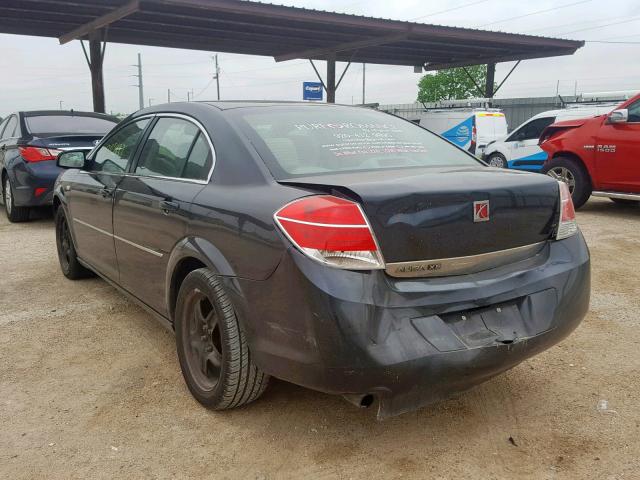 1G8ZS57B78F245029 - 2008 SATURN AURA XE BLACK photo 3