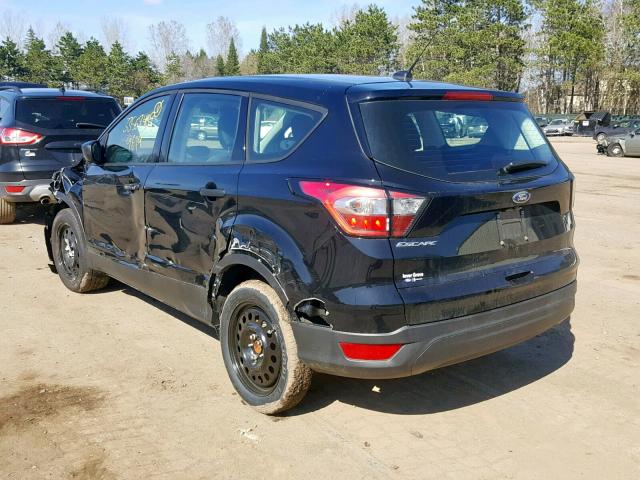 1FMCU0F77JUC08288 - 2018 FORD ESCAPE S BLACK photo 3