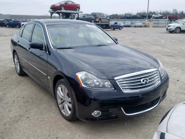 JNKBY01F09M750118 - 2009 INFINITI M45 BLACK photo 1