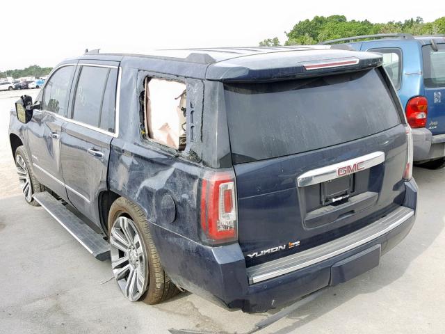 1GKS2CKJ1JR289899 - 2018 GMC YUKON DENA BLUE photo 3