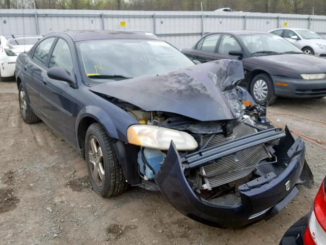 1B3EL46X22N190688 - 2002 DODGE STRATUS SE BLUE photo 1