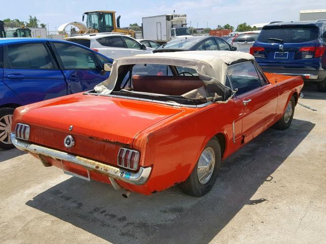 5R08C159561 - 1965 FORD MUSTANG RED photo 4