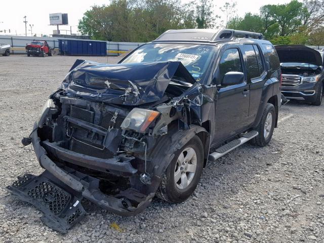 5N1AN08U69C501656 - 2009 NISSAN XTERRA BLACK photo 2