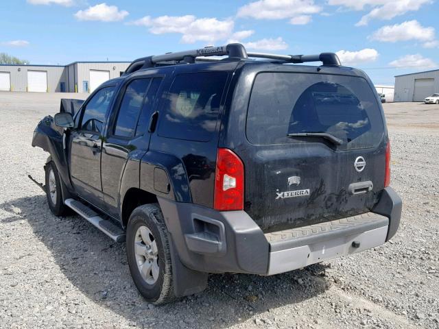 5N1AN08U69C501656 - 2009 NISSAN XTERRA BLACK photo 3