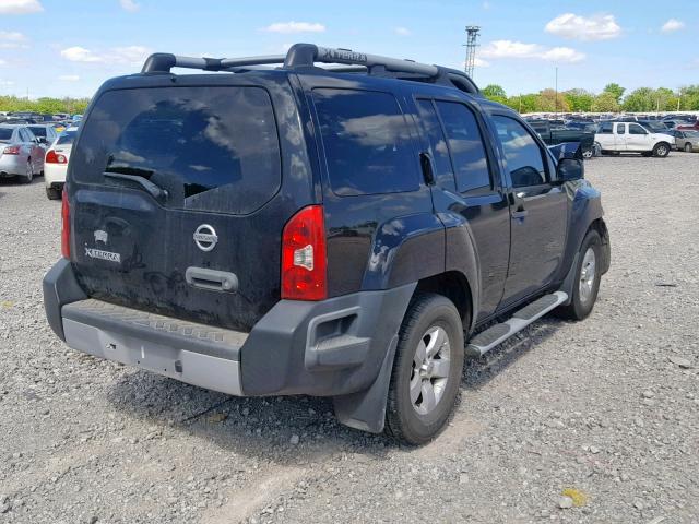 5N1AN08U69C501656 - 2009 NISSAN XTERRA BLACK photo 4