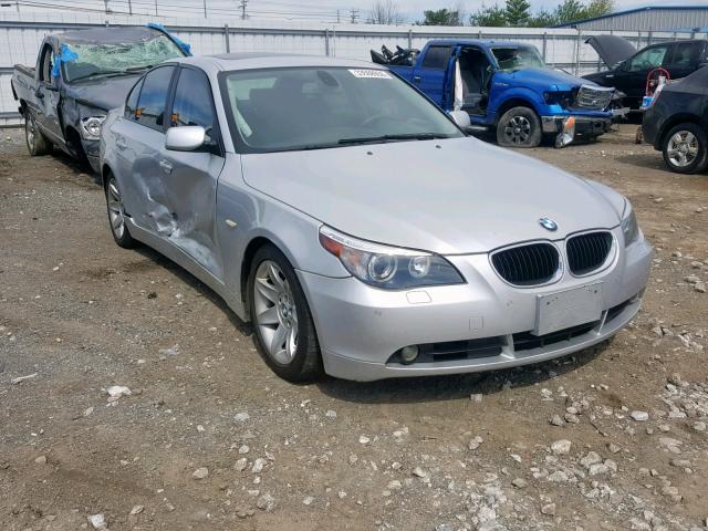 WBANB33544B087983 - 2004 BMW 545 I SILVER photo 1