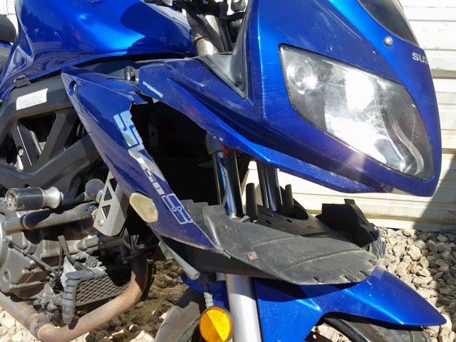 JS1VP53A352103874 - 2005 SUZUKI SV650 BLUE photo 9