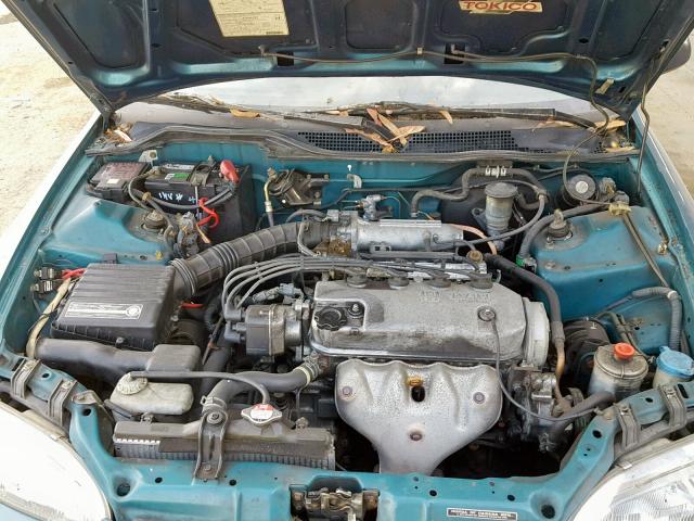 2HGEH2460SH516500 - 1995 HONDA CIVIC DX GREEN photo 7