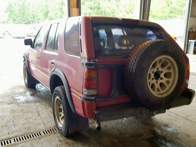 4S6CM58V4S4425024 - 1995 HONDA PASSPORT E 红色 照片 3