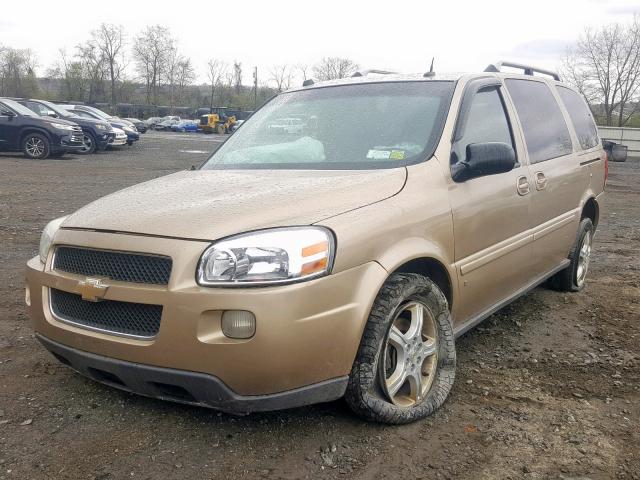 1GNDV33L66D171712 - 2006 CHEVROLET UPLANDER L 金色 照片 2