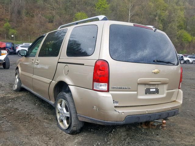 1GNDV33L66D171712 - 2006 CHEVROLET UPLANDER L 金色 照片 3