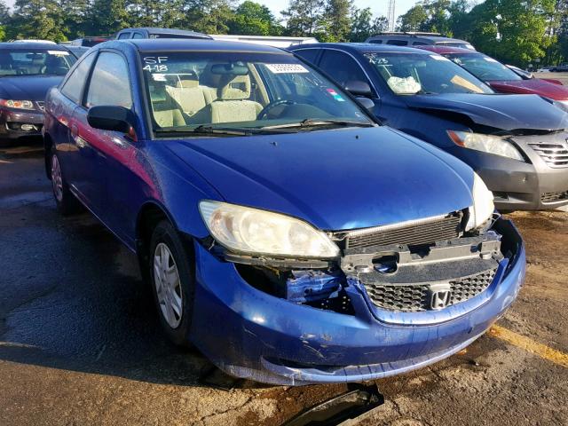 1HGEM22194L048985 - 2004 HONDA CIVIC DX V BLUE photo 1