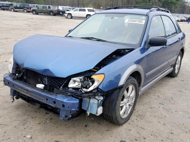 JF1GG63617H810168 - 2007 SUBARU IMPREZA OU BLUE photo 2