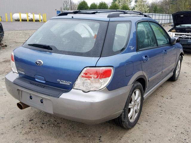 JF1GG63617H810168 - 2007 SUBARU IMPREZA OU BLUE photo 4