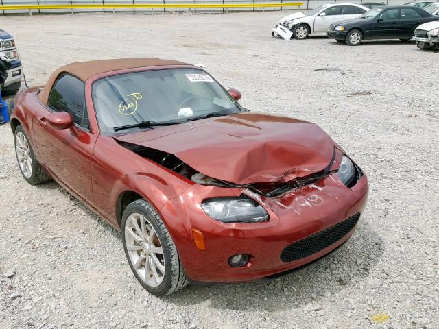 JM1NC25F070126875 - 2007 MAZDA MX-5 MIATA MAROON photo 1