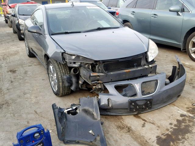 1G2ZH17N784184059 - 2008 PONTIAC G6 GT GRAY photo 1