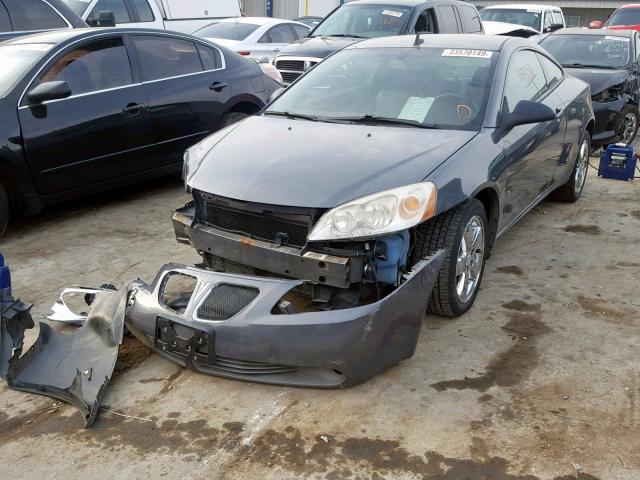 1G2ZH17N784184059 - 2008 PONTIAC G6 GT GRAY photo 2