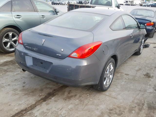 1G2ZH17N784184059 - 2008 PONTIAC G6 GT GRAY photo 4