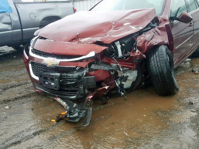 1G11C5SL0FF204232 - 2015 CHEVROLET MALIBU 1LT 勃艮第红 照片 9