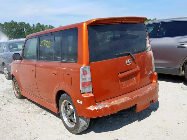 JTLKT324440163214 - 2004 TOYOTA SCION XB 橙色 照片 3