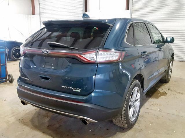 2FMPK3K98GBB42672 - 2016 FORD EDGE TITAN BLUE photo 4