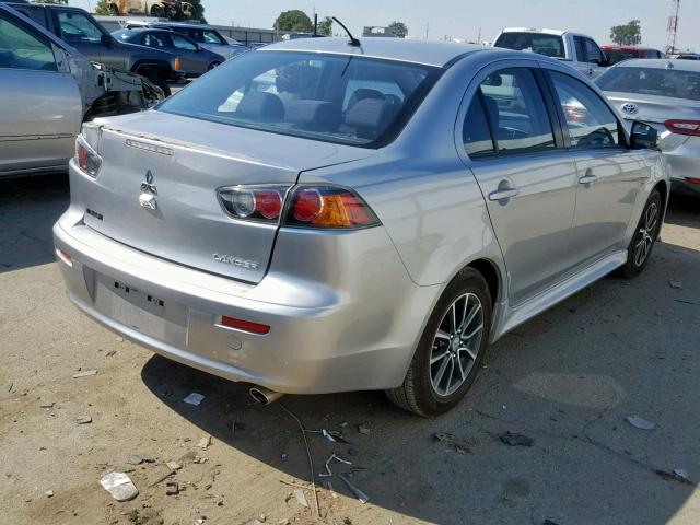 JA32U2FU3HU005487 - 2017 MITSUBISHI LANCER ES SILVER photo 4