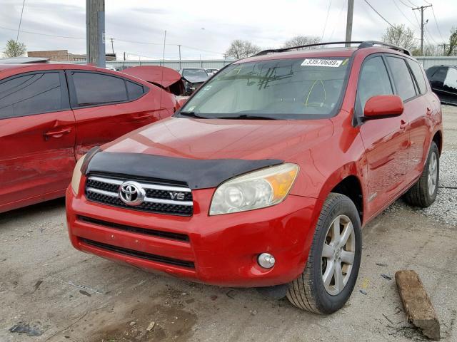 JTMZK31V966000680 - 2006 TOYOTA RAV4 LIMIT RED photo 2