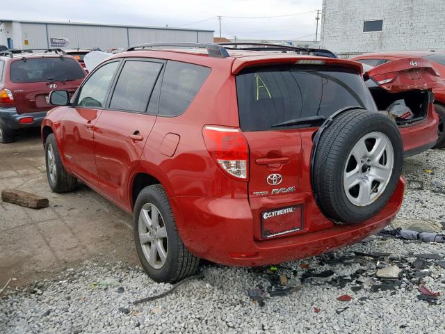 JTMZK31V966000680 - 2006 TOYOTA RAV4 LIMIT RED photo 3