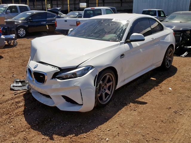 WBS1H9C55GV351923 - 2016 BMW M2 WHITE photo 2