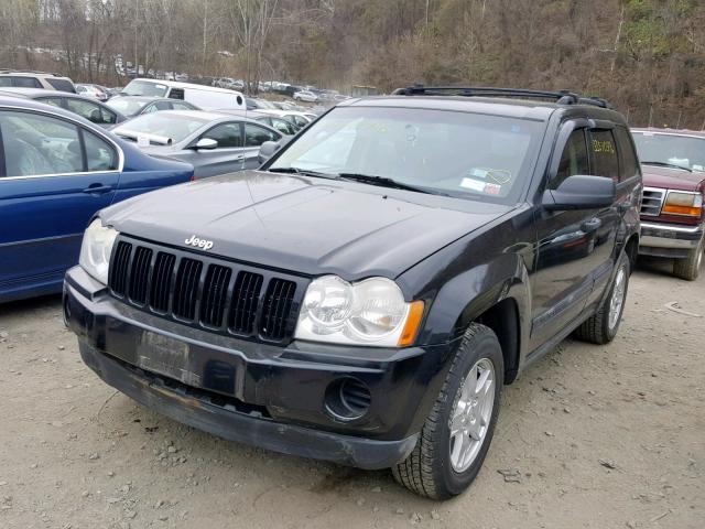 1J4GR48K16C113183 - 2006 JEEP GRAND CHER BLACK photo 2