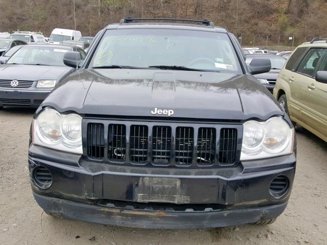 1J4GR48K16C113183 - 2006 JEEP GRAND CHER BLACK photo 9