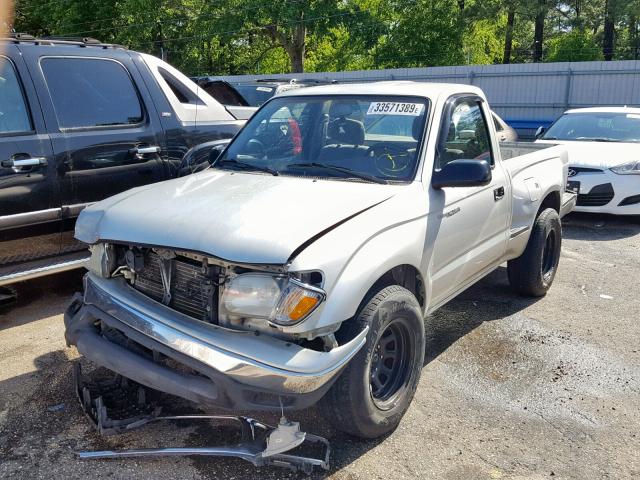 5TENL42N42Z024270 - 2002 TOYOTA TACOMA SILVER photo 2