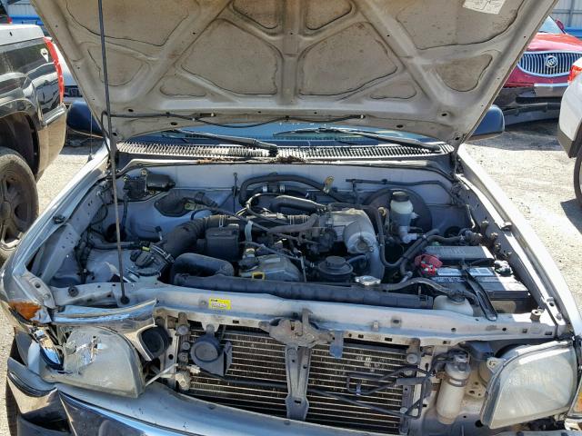 5TENL42N42Z024270 - 2002 TOYOTA TACOMA SILVER photo 7