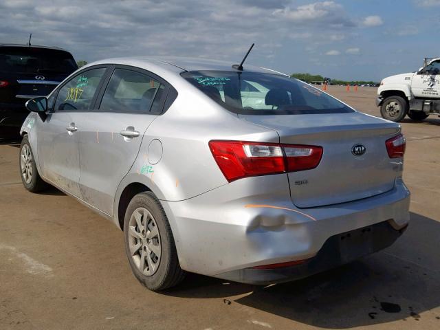 KNADM4A3XH6104247 - 2017 KIA RIO LX SILVER photo 3