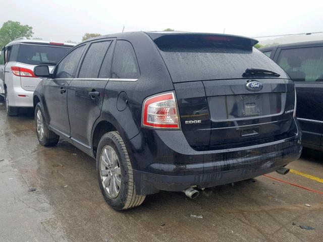 2FMDK39C98BB24493 - 2008 FORD EDGE LIMIT BLACK photo 3