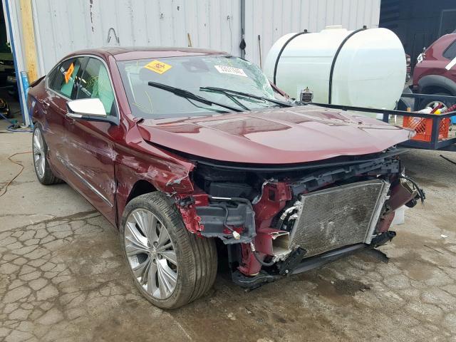 2G1145S34H9196015 - 2017 CHEVROLET IMPALA PRE BURGUNDY photo 1