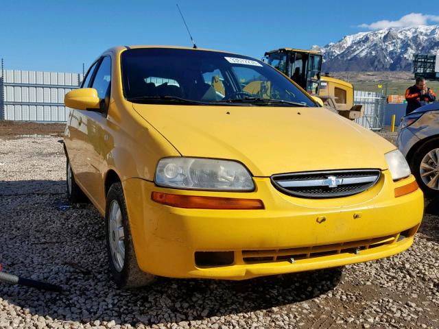 KL1TG62655B339143 - 2005 CHEVROLET AVEO LT YELLOW photo 1