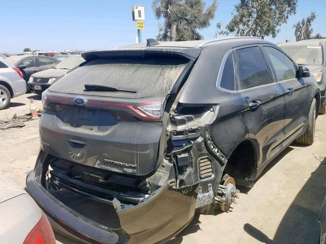 2FMPK4K96HBC55737 - 2017 FORD EDGE TITAN GRAY photo 4