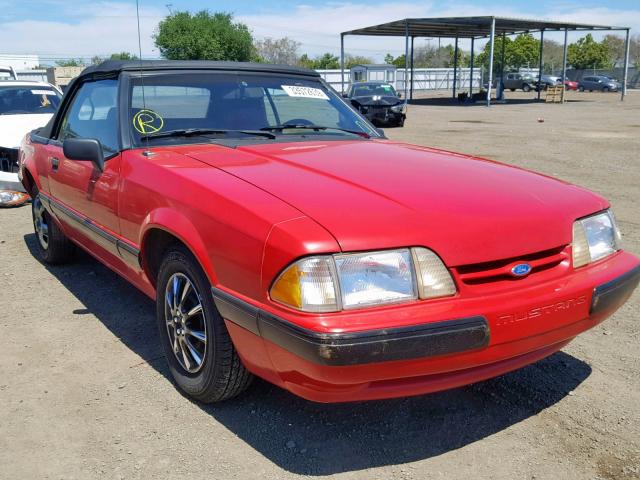 1FACP44A1LF112509 - 1990 FORD MUSTANG LX RED photo 1