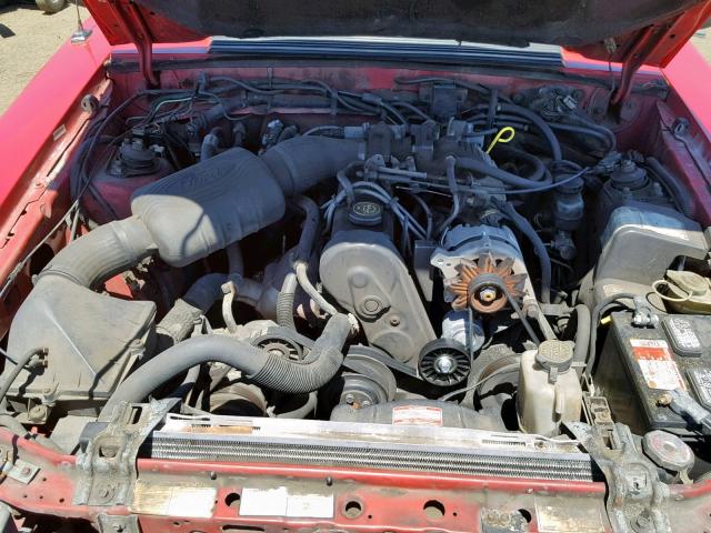 1FACP44A1LF112509 - 1990 FORD MUSTANG LX RED photo 7