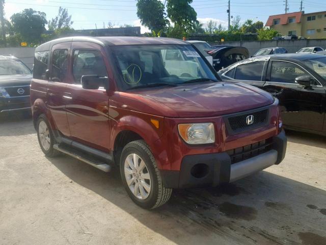 5J6YH18756L006820 - 2006 HONDA ELEMENT EX RED photo 1