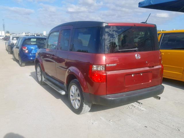 5J6YH18756L006820 - 2006 HONDA ELEMENT EX RED photo 3